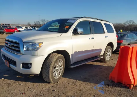 2012 Toyota Sequoia Platinum 5.7L V8 from USA, damaged, VIN 5TDDW5G19CS059089